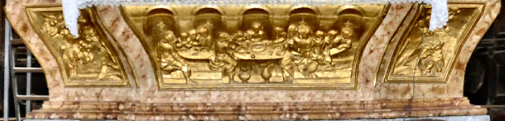 Altare centrale dettaglio