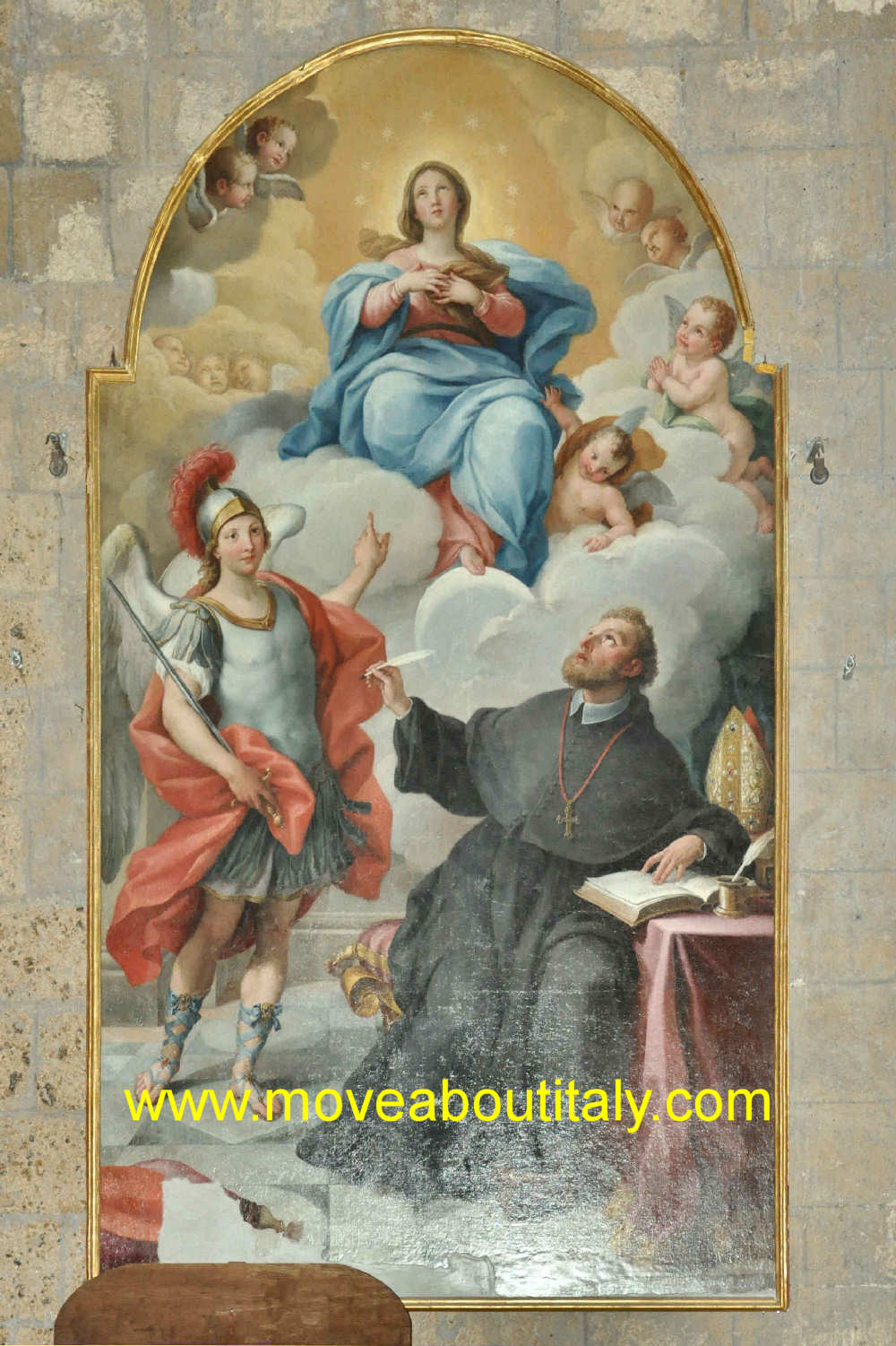 Vergine tra San Michele Arcangelo e San Bonaventura