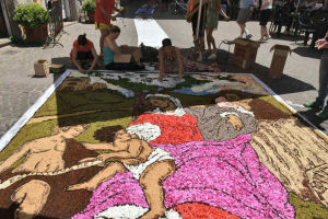 l'infiorata del Corpus Domini a Bolsena