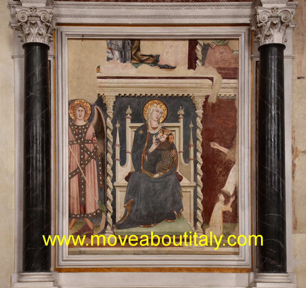 Altare con affresco di Lippo Memmi
