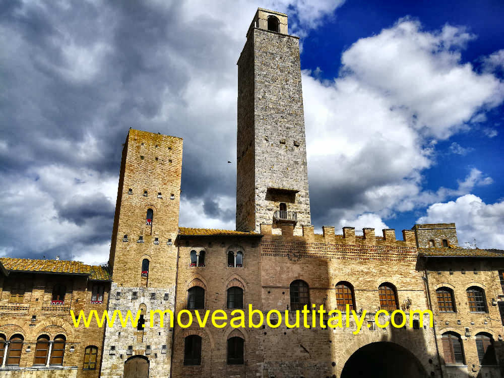 Torre Chigi a sx e Rognosa a dx