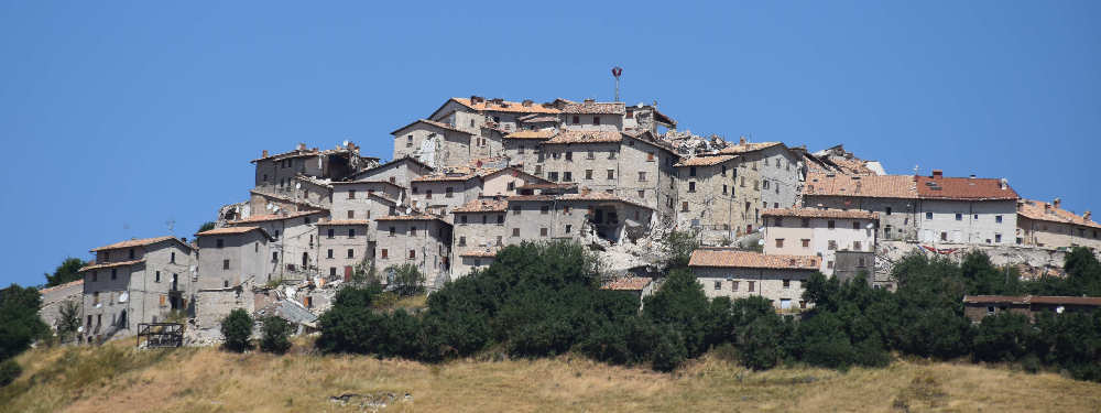 Castelluccio di Norcia post terremoto