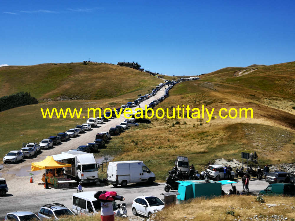 Parcheggio a Forca di Presta