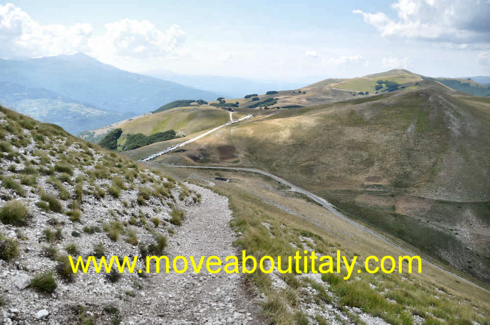 ascesa al monte Vettore da Forca di Presta