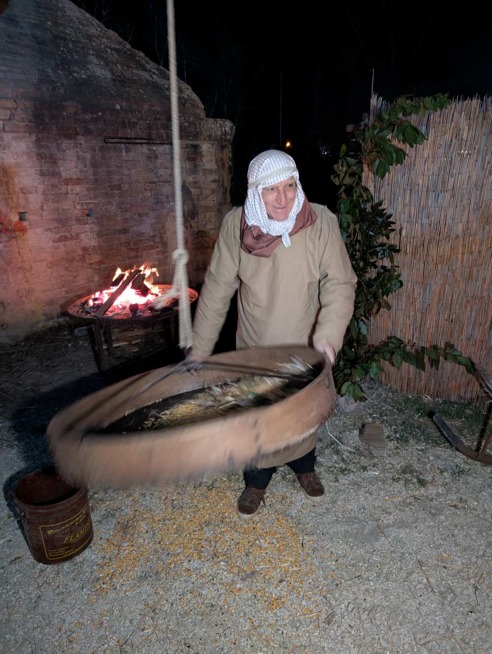 l'uomo del setaccio