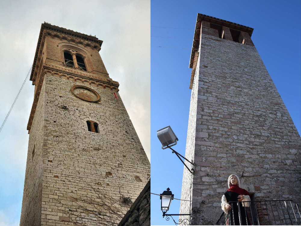 Il Campanile Ghibellino e la Torre Guelfa